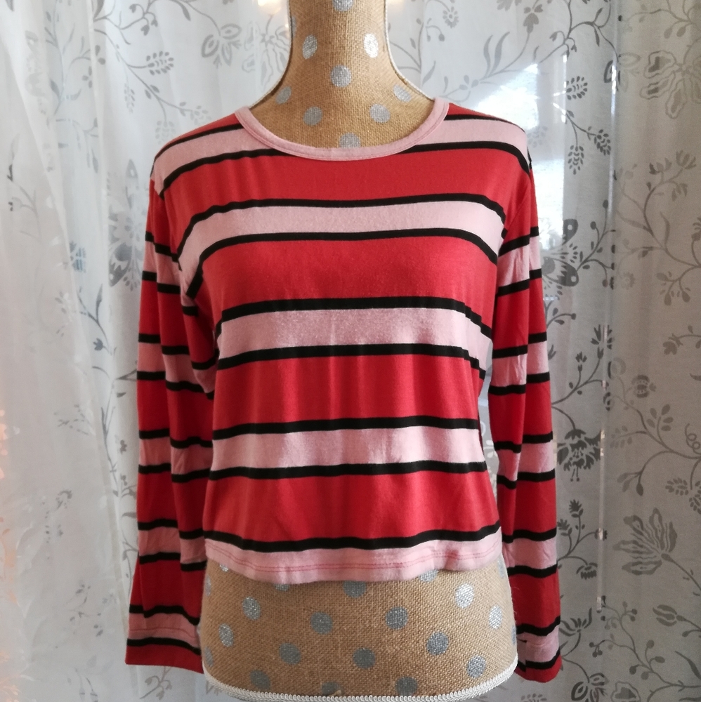Pretty Striped Long Sleeved Tee